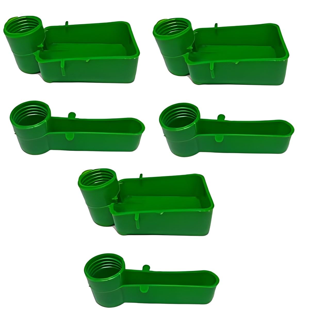Birds Mini World Cage Plastic Drinker Feeder for Any Bottle Fit Green (Pack of 3) (B0C8BC66LZ) Amazon Price History, Amazon Price Tracker