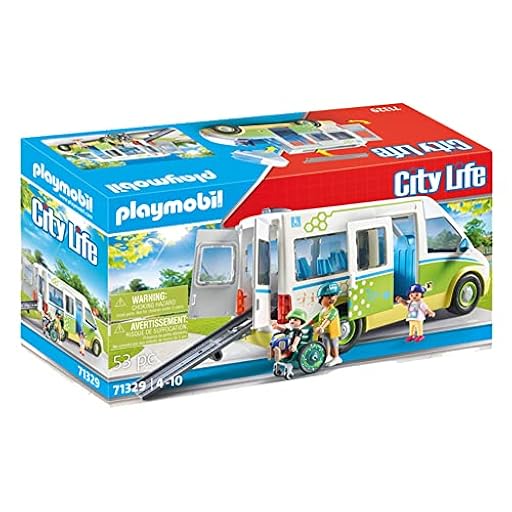 PLAYMOBIL City Life 71329 Autobús Escolar, Autobús Escolar Grande con Puerta corredera, Juguetes para niños a Partir de 4 años | Ya disponible en tu tienda friki favorita! En mundofriki.es!
