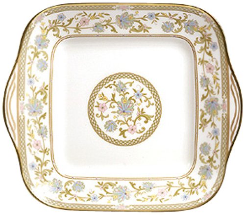 ノリタケヨシノカップ&ソーサー2客とスクエアプレート1枚