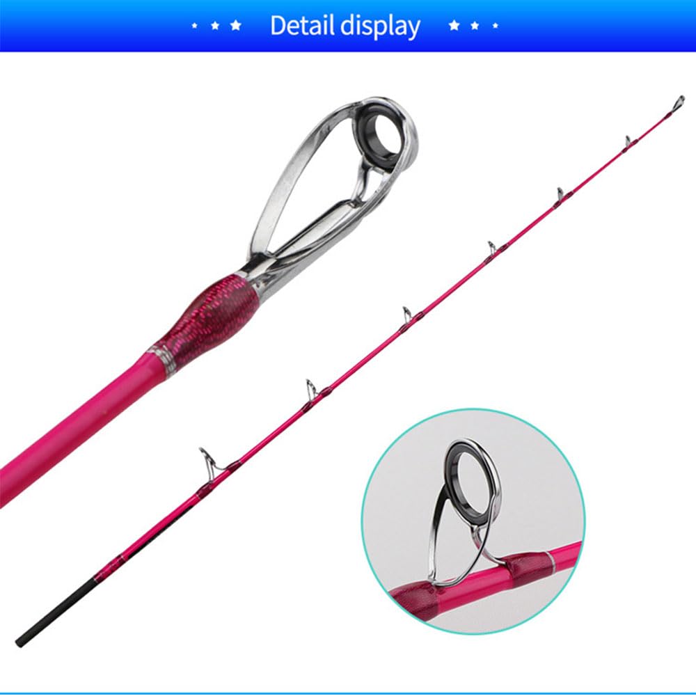 Amazon | 船竿 大物ロッド 深海 近海 1.7mスピニング 2本継 船釣り 海