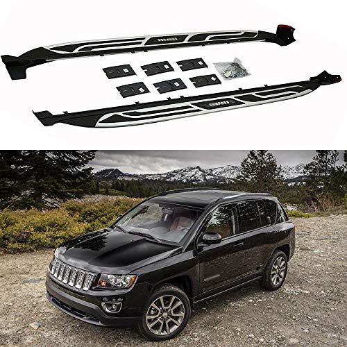 Estribos laterales para Jeep Compass 2011-2016 miniatura 1
