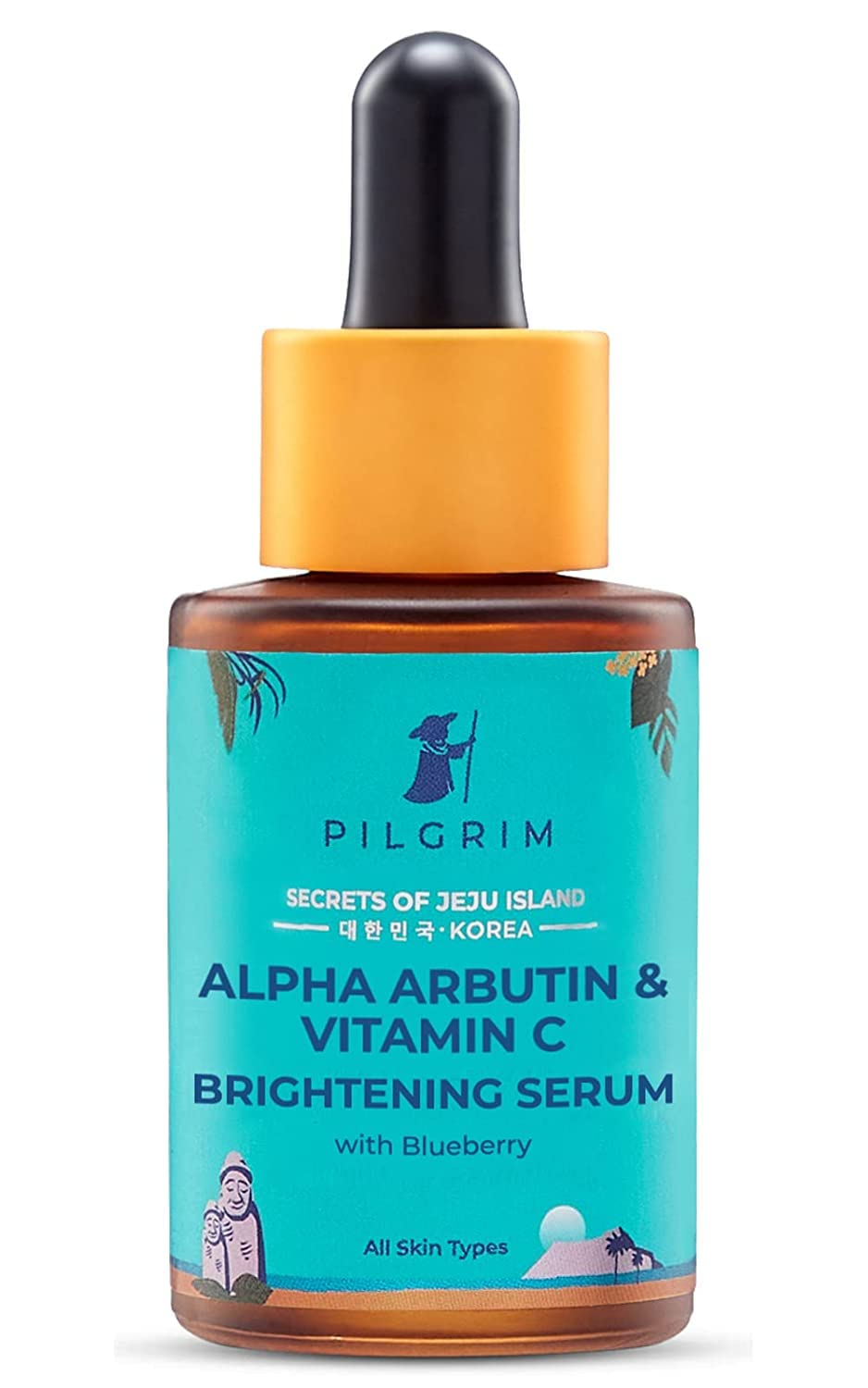 Korean 2% Alpha Arbutin & 3% Vitamin C Brightening Face Serum for glowing skin| Alpha arbutin face serum|All skin types | Men & Women| Korean Skin Care| Vegan & Cruelty-free | 30m