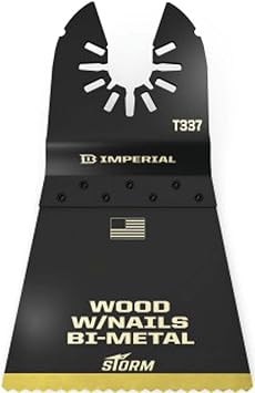 Imperial Blades IBOAT337-1 One Fit 2-1/2" Storm Titanium Wood & Nails Blade, 1PC