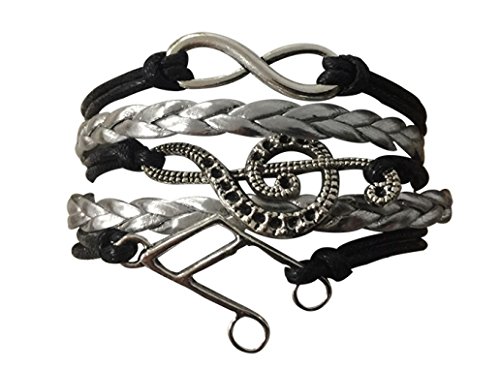 Music Bracelet - Music Jewelry - Music Gift - Treble Clef Jewelry - Music Note- Music Lover Jewelry Gift