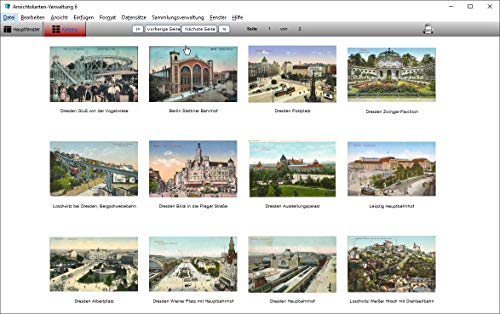 GS Ansichtskarten-Verwaltung 6 - Software zur Verwaltung von Ansichtskarten - Datenbank Programm zur Ansichtskartenverwaltung - Image 8