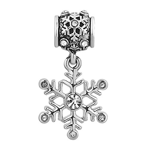 Abalorios de copo de nieve de Navidad ideales para regalar 3