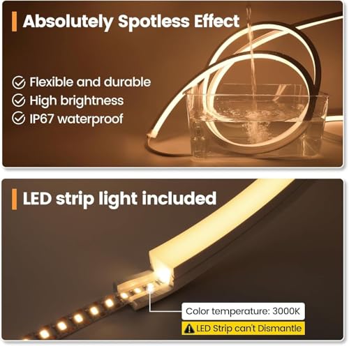 Sistema de Canal LED de Silicona 24V 5m Luz Cálida miniatura 6