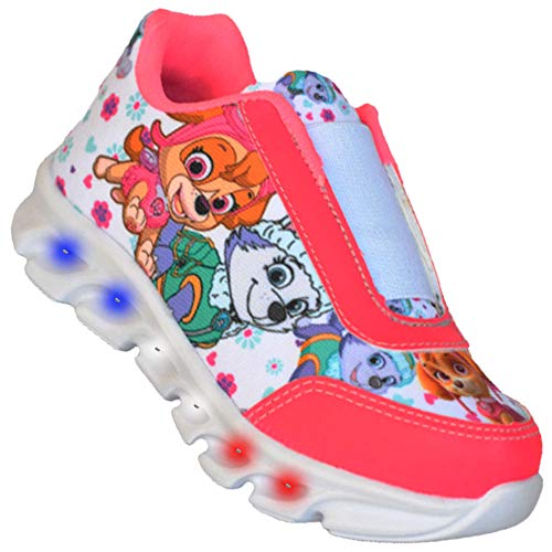Tenis Feminino Infantil Elastico Led Patrulha Canina + Chinelo (30)