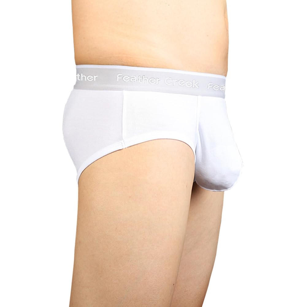 Mens Pouch Trunks Separate Big Enhance Underwear Briefs Comfy Mid-Rise Pouch Bikini Brief Boxer Briefs