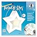 Produktbild Ursus 18770002 - Twinkle Star, weiß, ca. 19,3 x 18,3 x 8 cm, Laternen Rohling Stern aus Fotokarton 300 g/m² gelasert und genutet, 2 Sterne aus Transparentpapier 115 g/m², Laternentragebügel