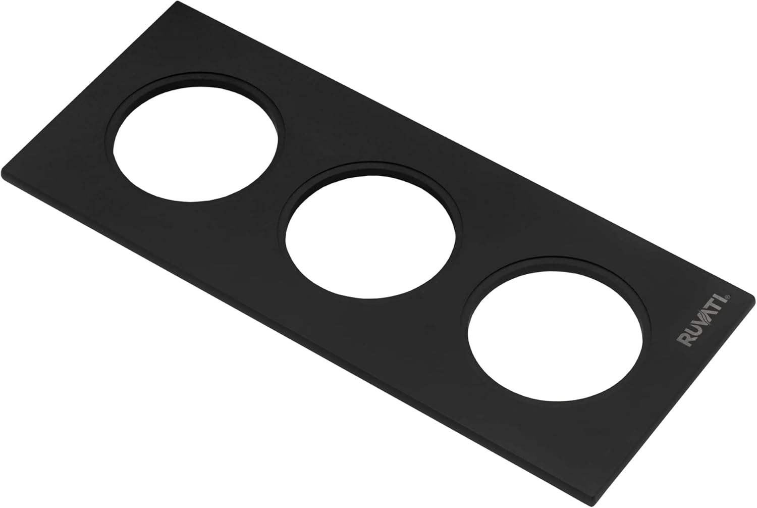 Ruvati Black Composite Replacement Platform for 3 Bowl Condiment Tray Workstation Serving Board - RVA1344BWC