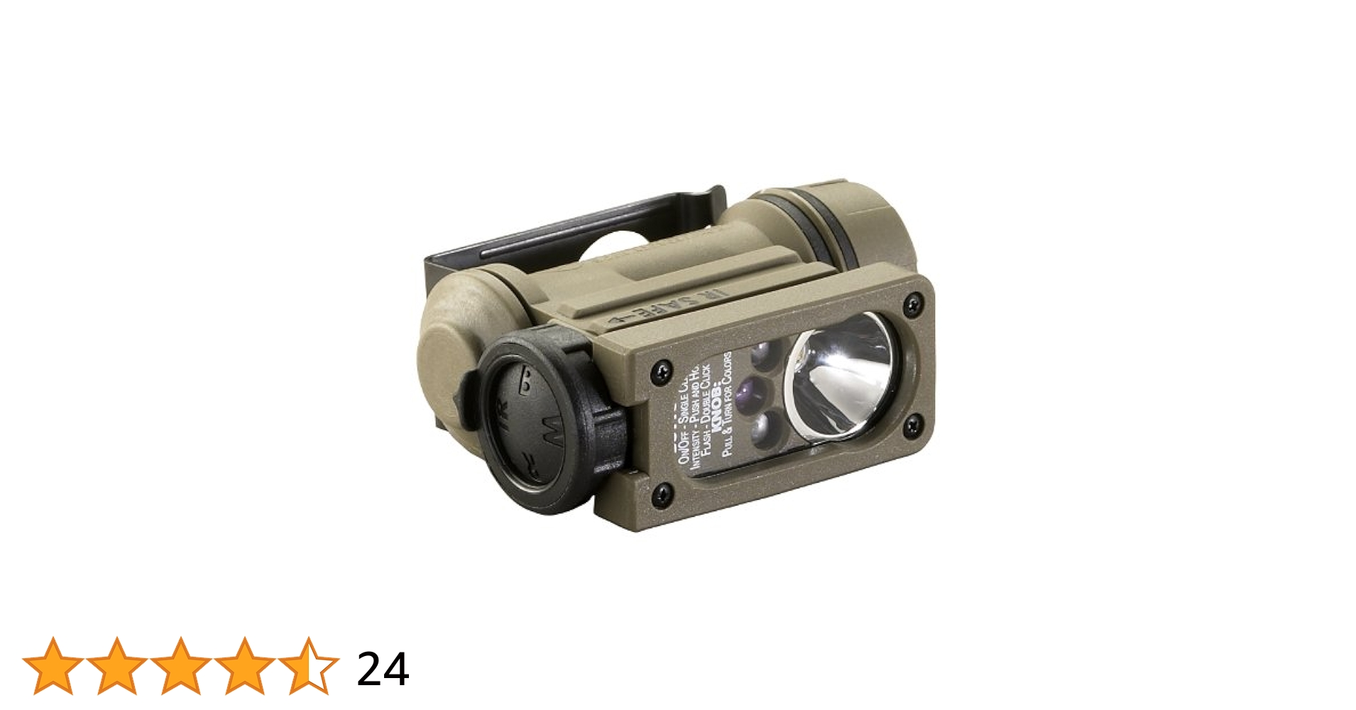 実物　STREAMLIGHT Sidewinder Compact II Streamlight Sidewinder Compact II w/Strap and Helmet Mount