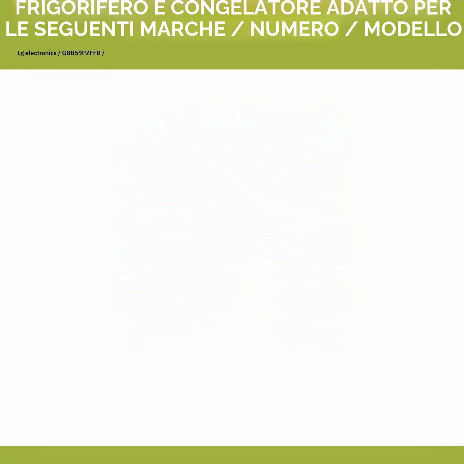 Guarnizione per porta compatibile con LG ADX73571109 per frigo pulcino compatibile con combinazione di congelatore