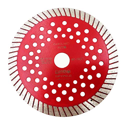 Bardland HNT-156 Diamond Blade 6â€ (156mm) - Fast and Smooth Wet and Dry Cutting Circular Saw for GP Construction/Concrete/Roof Tiles/Stone(HNT-156 6"/ 1 Packing)