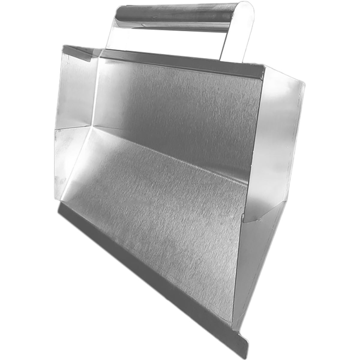Lurrose Cazzuola per Intonaco in Acciaio Inox 323x200x50mm, Strumento di Raschiatura per Muratura, Bordatore per Cemento Design Ergonomico per Finiture Interne ed Esterne, Utensile