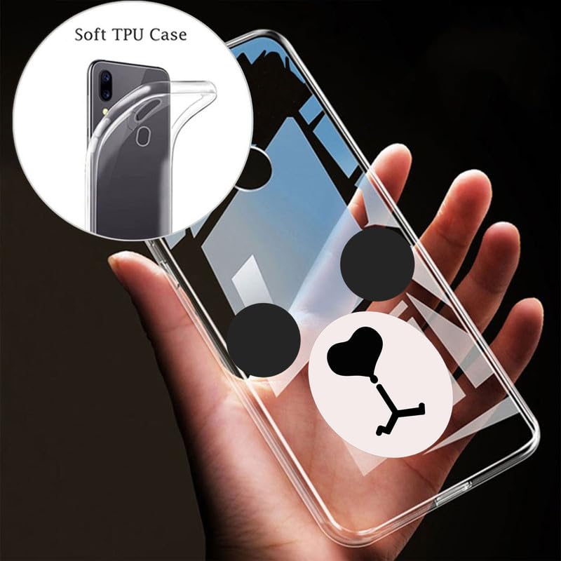 CAXKJE Custodia per Motorola Moto E13 (6.50 Pollice),Trasparente Cover
