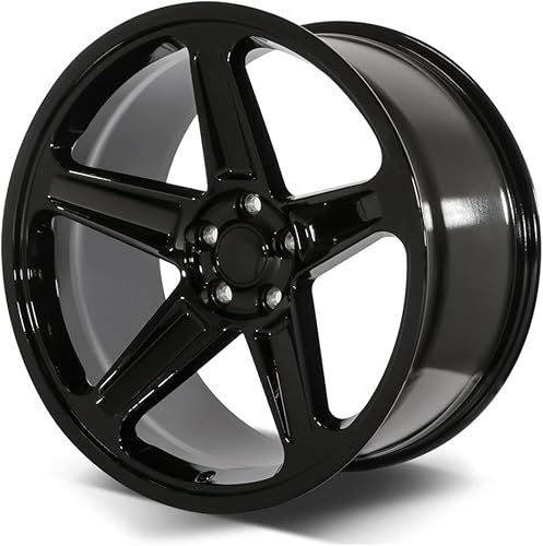 Miniatura 3 de Set of 20 Gloss Black Flow Forged Demon Style Wheels for Dodge Charger Challenger Magnum 20x95 18mm Offset