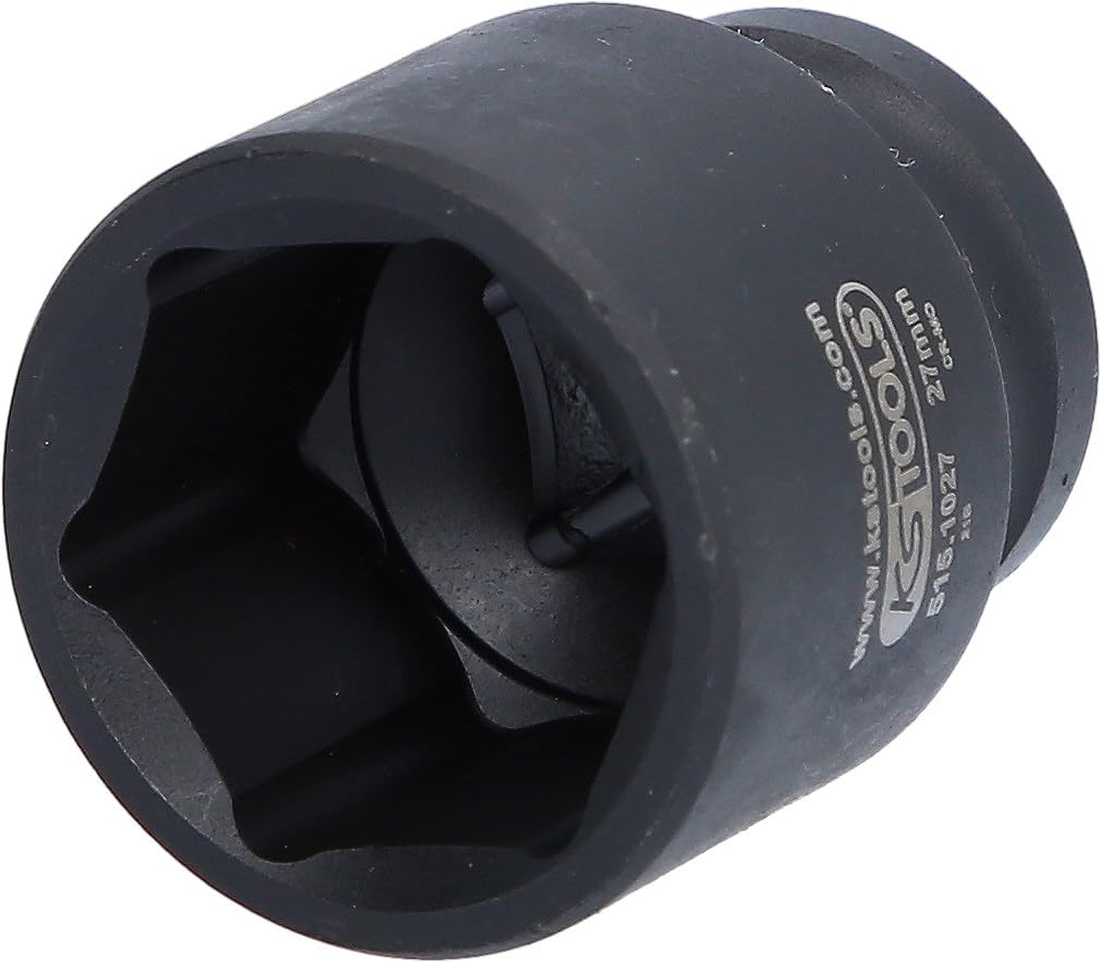 Ks Tools Colour 515.1027 1/2-Inch 27Mm Hex Impact Socket Short