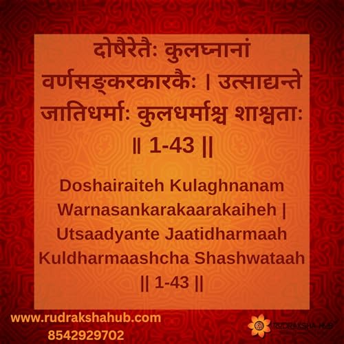 Narak (Hell), Ep-43, Shlok-43, Ch-1, Shrimad Bhagwad Geeta, Rudra Vaani by Rudraksha Hub cover art