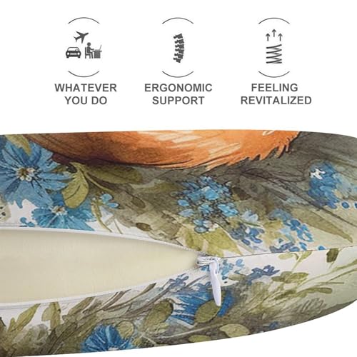 Almohada de espuma viscoelástica para cuello tamaño único miniatura 5