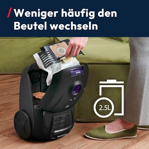 Hoover HE1 kompakter Boden-Staubsauger mit Beutel | für alle Böden | 700 W – Ansicht 5