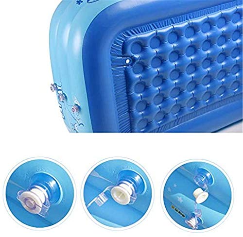 SHWYSHOP Pumpe Familienschwimmbad Rechteckiges Planschbecken, Pumpe Jungen und Mädchen Die Pools, Schwimmzentrum mit… – Bild 6