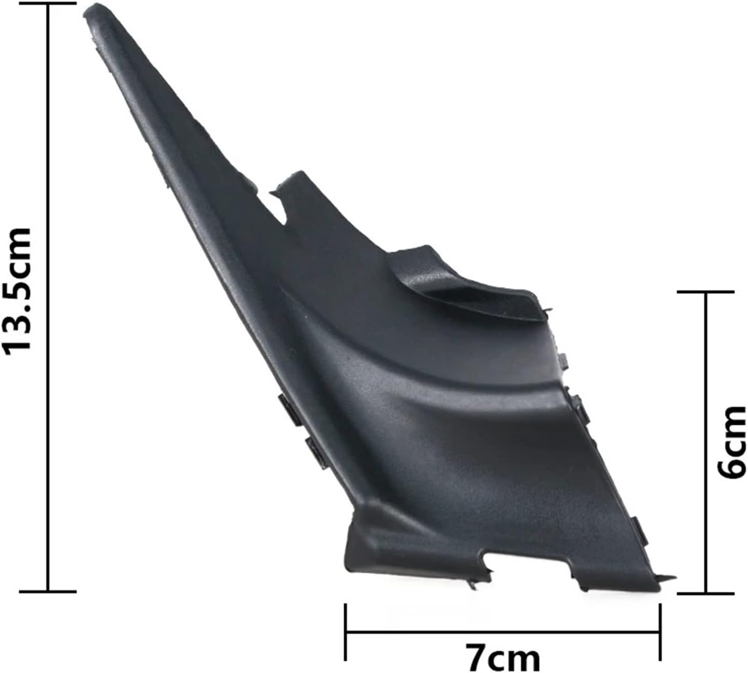 Wiper Side Cowl Cover Trim Panel for Hyundai for Accent 2006 2007 2008 2009 2010 2011 Car Front Windshield Wrap Corner Trim Wiper Side Trim Cover Lid(1pc Left)