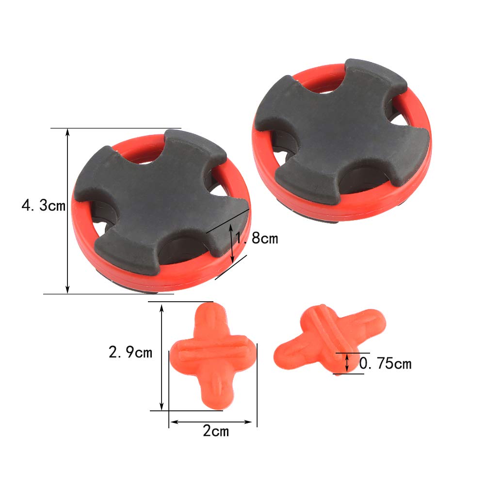 AMEYXGS Tiro con L'Arco Stabilizzatore per Arco Ammortizzatore in Gomma per Arti dell'Arco Silenziatore per Corda per Arco ricurvo con Arco Lungo Accessorio da Caccia