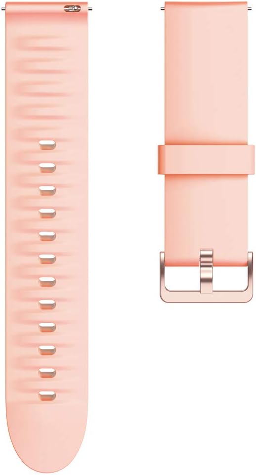 Compatible for 3Plus Vibe Plus Band, Lamshaw Silicone Replacement Soft Band Wristbands Straps with Stainless Steel Buckle for Compatible for 3Plus Vibe Plus/Vibe + Smartwatch (Pink) image 2