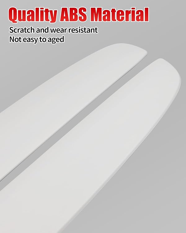 2pcs Model Y Juniper/ Model 3 Highland Dashboard Cover (Matte White) by KKTR-CAR - Used condition - Image 3