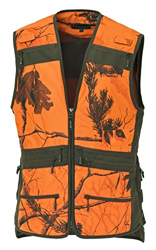 Pinewood Chaleco de Caza para Hombre, Todo el año, Hombre, Color Realtree Ap Blaze HD/Moosgrün, tamaño 4XL