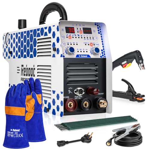 Image of Reboot 130A Plasma Cutter MIG Welder Combo Heavy Duty Welding Gloves