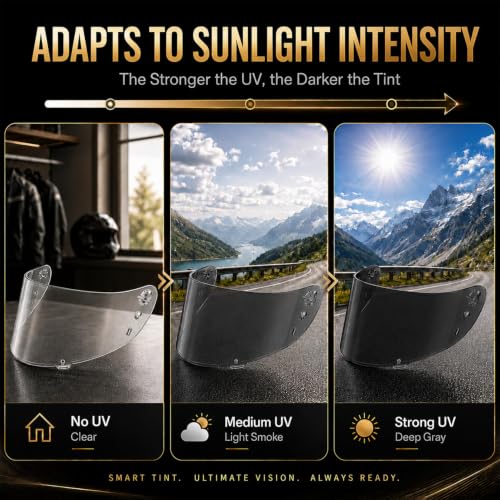 Image of PSLER Photochromic Helmet Visor for Airform Airmada Airframe