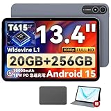 【タブレット 13インチ Wi-Fiモデル】BNCF Bpad 13 Android 15、Unisoc T615、8コア、20GB+256GB+1TB拡張、13.4" In-Cell FHD IPS 1920x1200、Widevine L1、GPS+2.4G/5G Wifi+BT5.0+FM、10000mah+Type-C+18W急速充電器、顔認証+画面分割+無線投影+イヤホンジャック付き