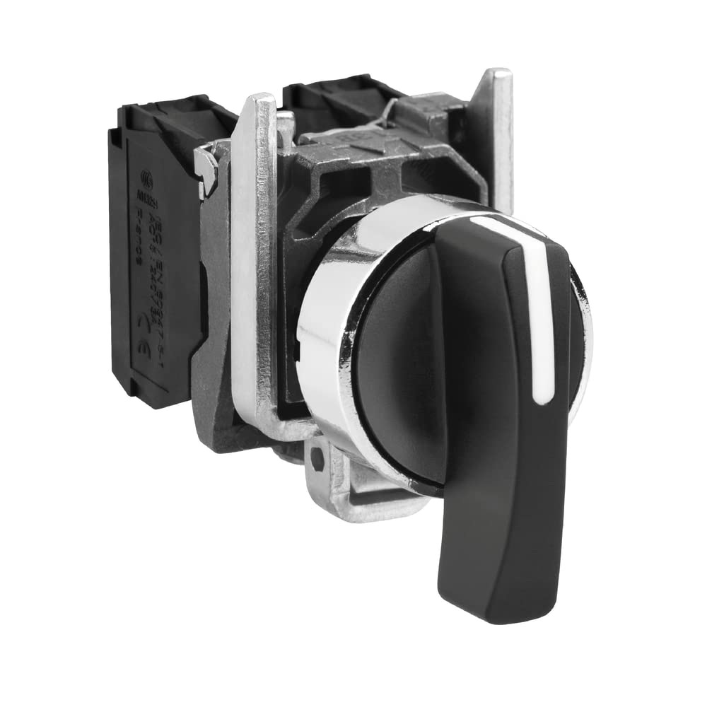 Schneider Electric 3 Position 45° Rotary Switch, 600V ac/dc
