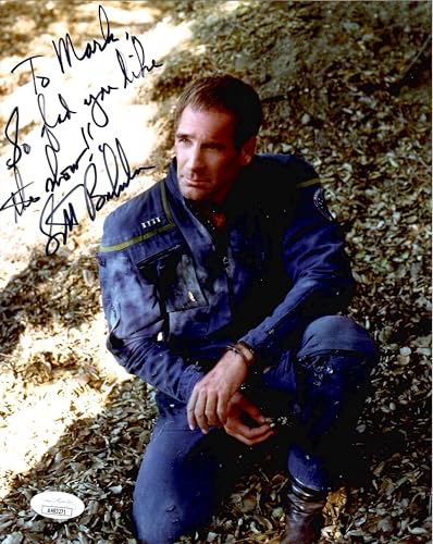 SCOTT BAKULA AUTOGRAPHED 8x10 COLOR PHOTO+JSA STAR TREK TO MARK