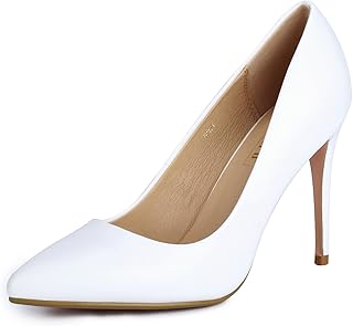IDIFU Women's IN4 Classic Pointed Toe High Heels Pumps Wedding Dress Off...