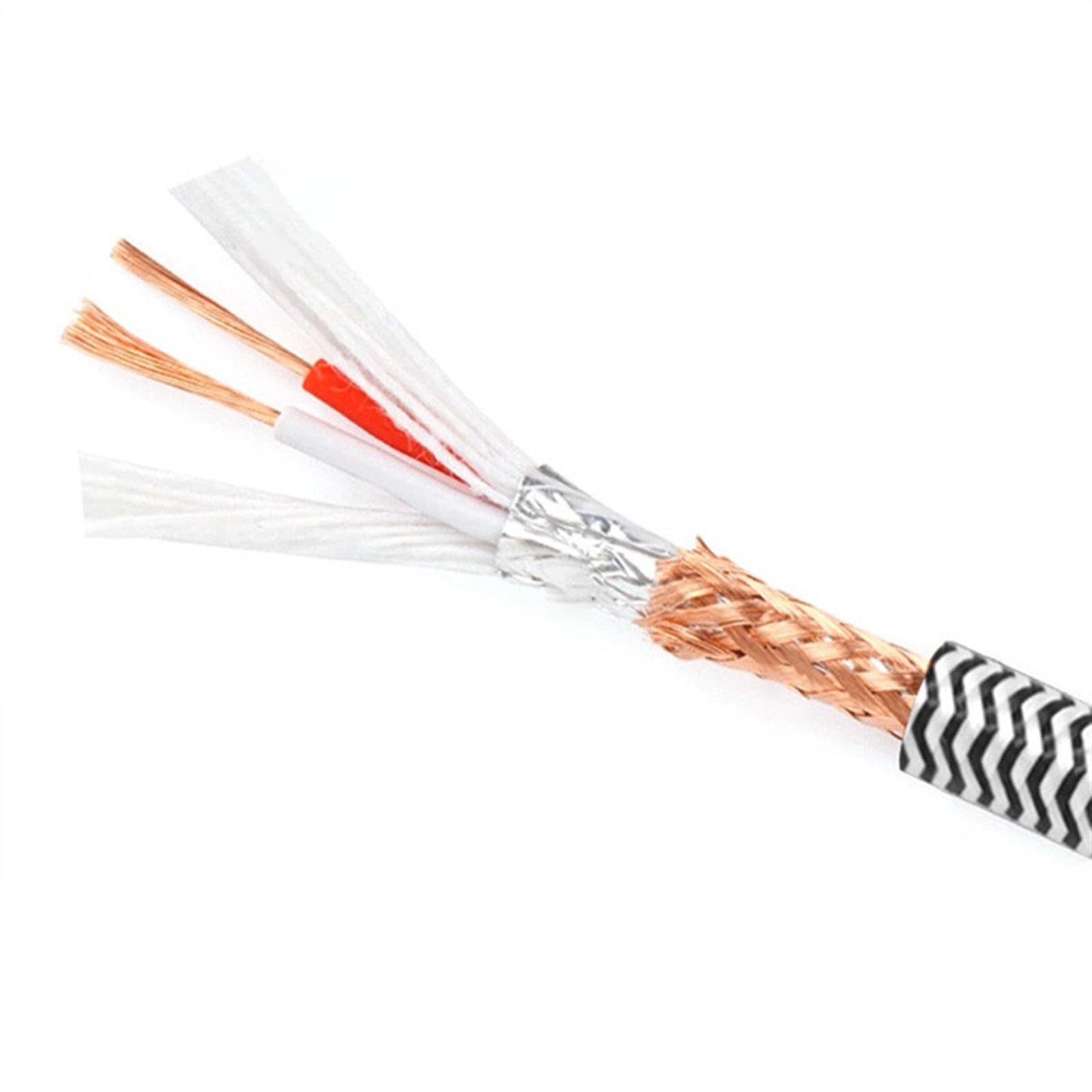 Cable de interconexión de audio Cable de audio for guitarra chapado en oro ángulo recto a 6,5 mm(300cm)