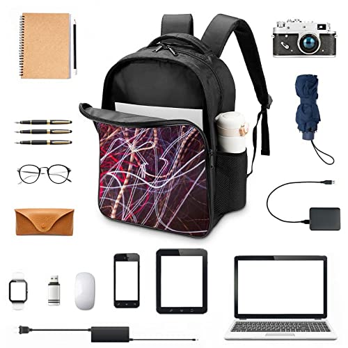 Sac à dos d'école imprimé 3D cool avec grand volume 40cm - 3