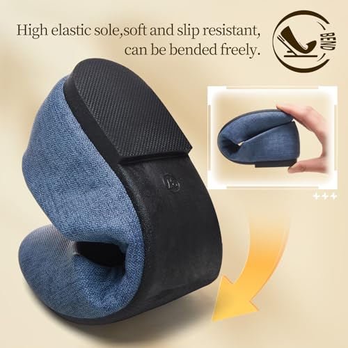 Image of Women's Ballet Flats Shoes Dress Slip on Shoes | PU Leather Teacher Business Casual Loafers Non Slip Low Heel Dressy