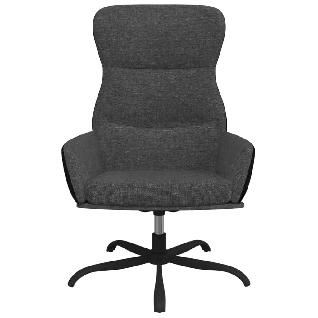 obrotowy tapicerowany szary z metalową ramą 360 stopni 77x70x70 cm