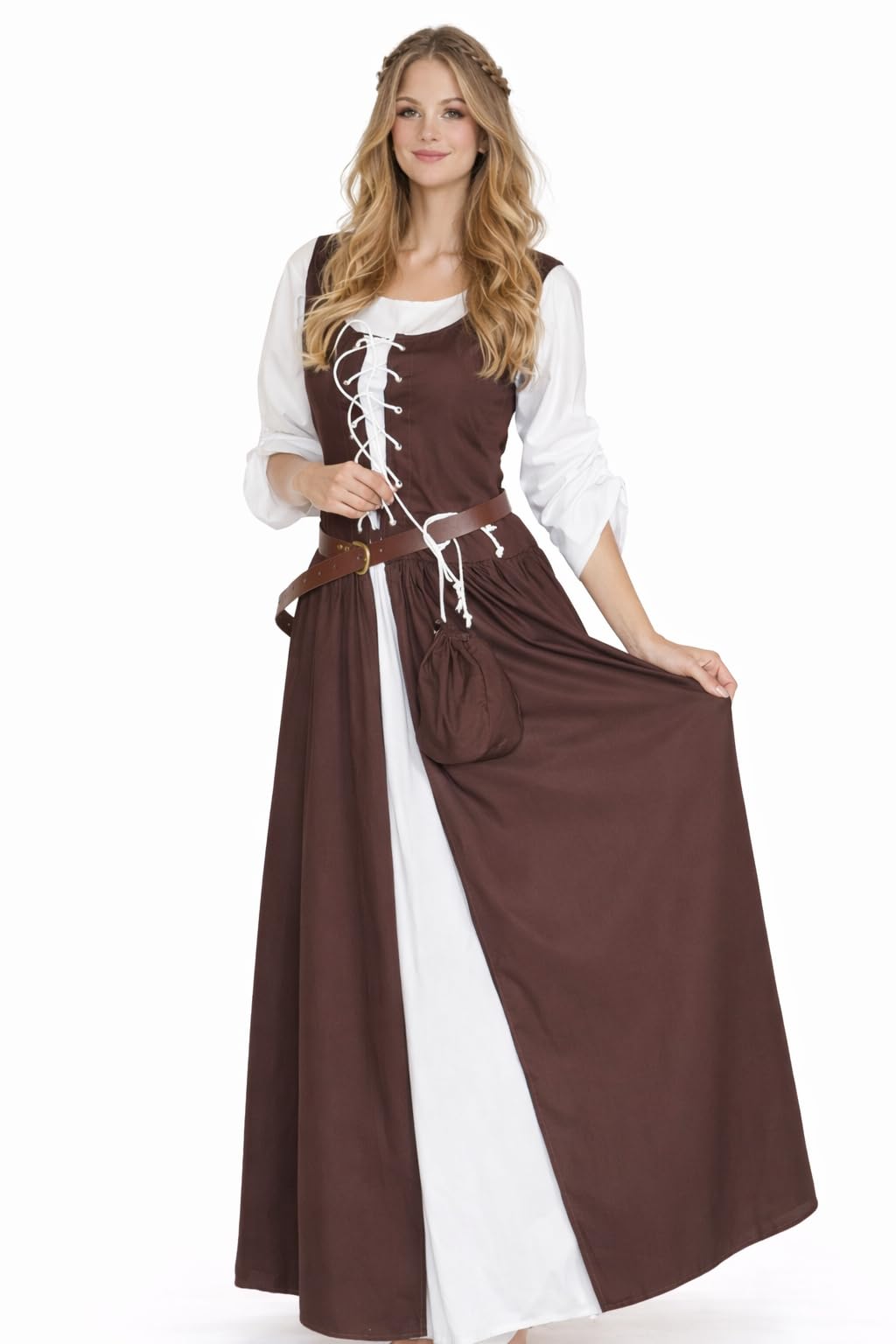 MAYLYNN 14261 - Mittelalter Kostüm Magd Celia - 100% Baumwolle