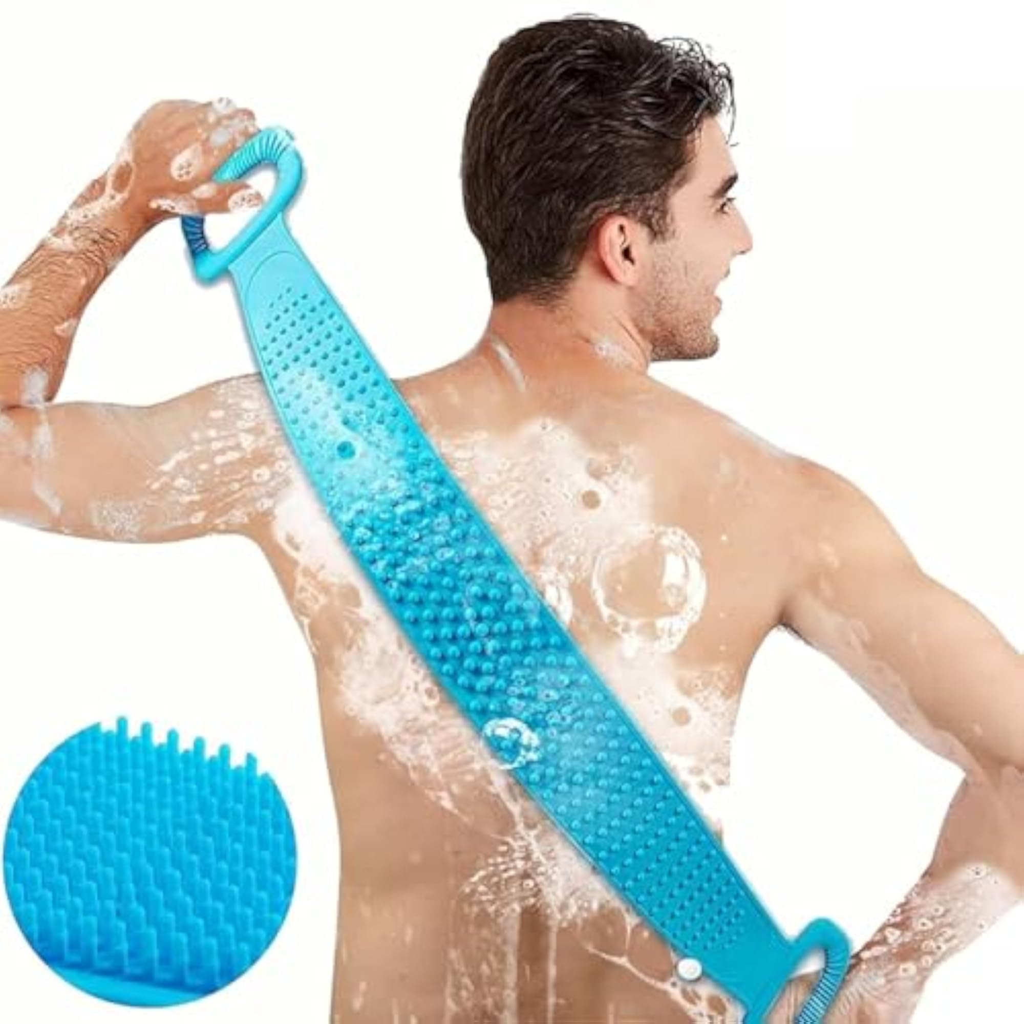 Silicone Bath Body Brush Towel for Shower