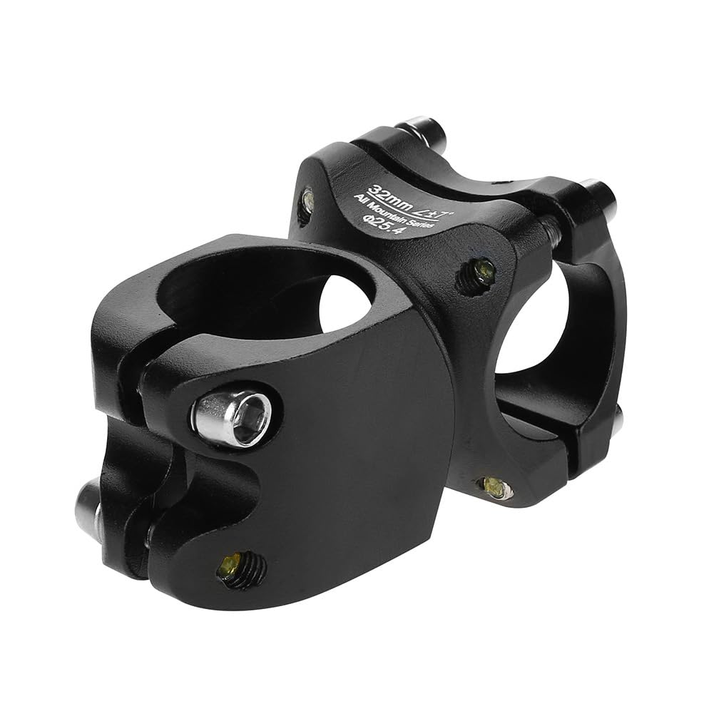 BuyWeek Mostek kierownicy rowerowej, 32 mm/25,4 mm, regulowany wspornik kierownicy roweru MTB