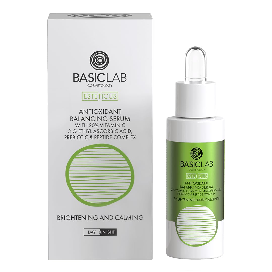 Basiclab Antioxidant regenerating serum with 20% vitamin C. Brightening and calming 30ml