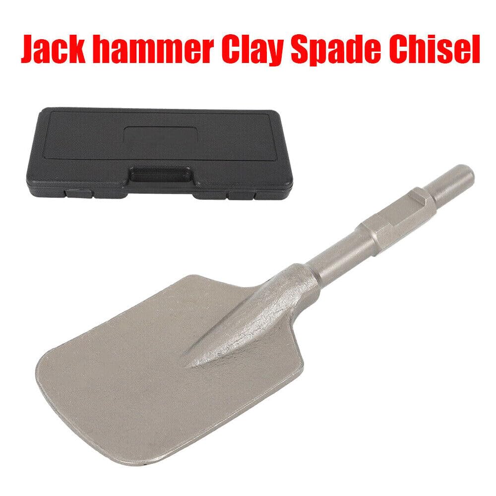 Cincel para martillo Jack 65/95, pala plegable multifuncional, cincel de asfalto de acero cromado de alta calidad, cincel para martillo de demolición, ideal para hormigón, pared de ladrillo, piedra,