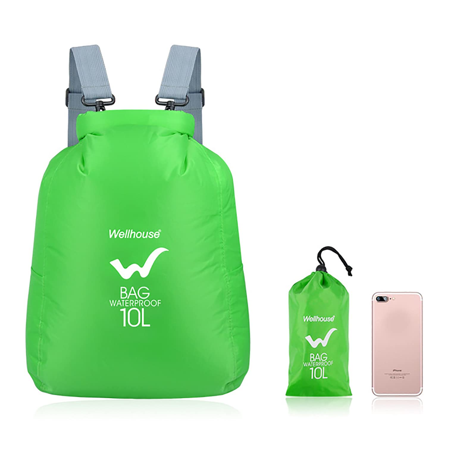 Borsa Impermeabile 5L Con Tracolla - Sacca Stagna Per Telefono, Ideale Per Kayak, Nuoto E Campeggio - Foto 3