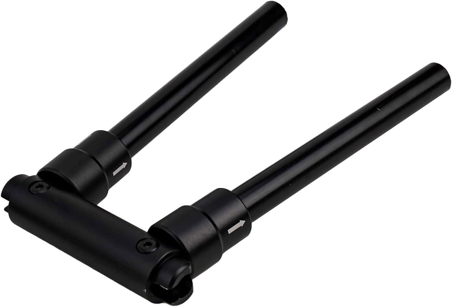 Electric Scooter Folding Handlebar Stem With T-Shaped 22.2mm Aluminum Handlebar,Compatible With 23.5mm And 25Mm Stems For Easy Replacement And Installation,Black(25mm+pole)