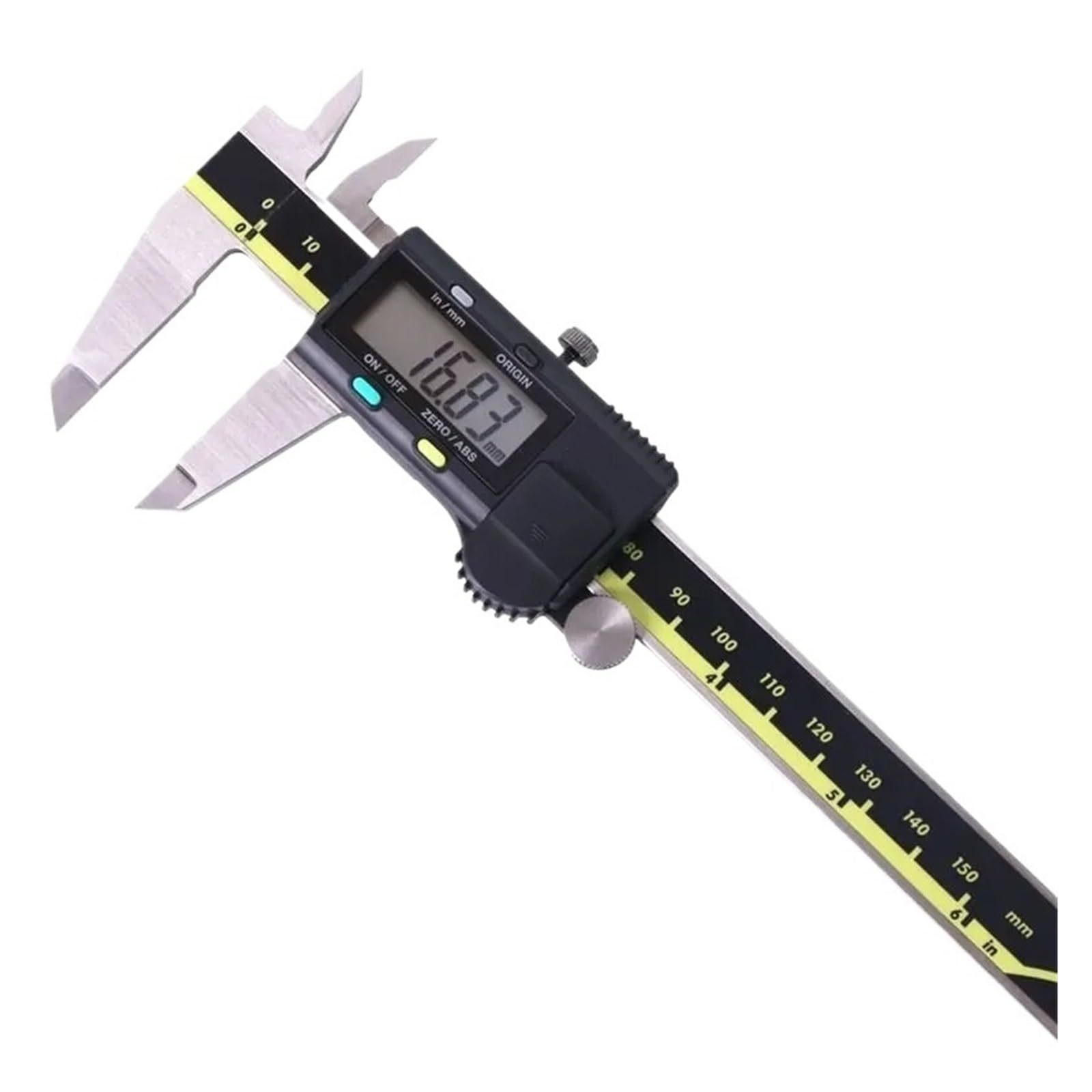 Suwmiarka cyfrowa z noniuszem 0-150 mm 0-200 mm 0-300 mm LCD elektroniczny pomiar stal nierdzewna (150 mm 500-196-20)