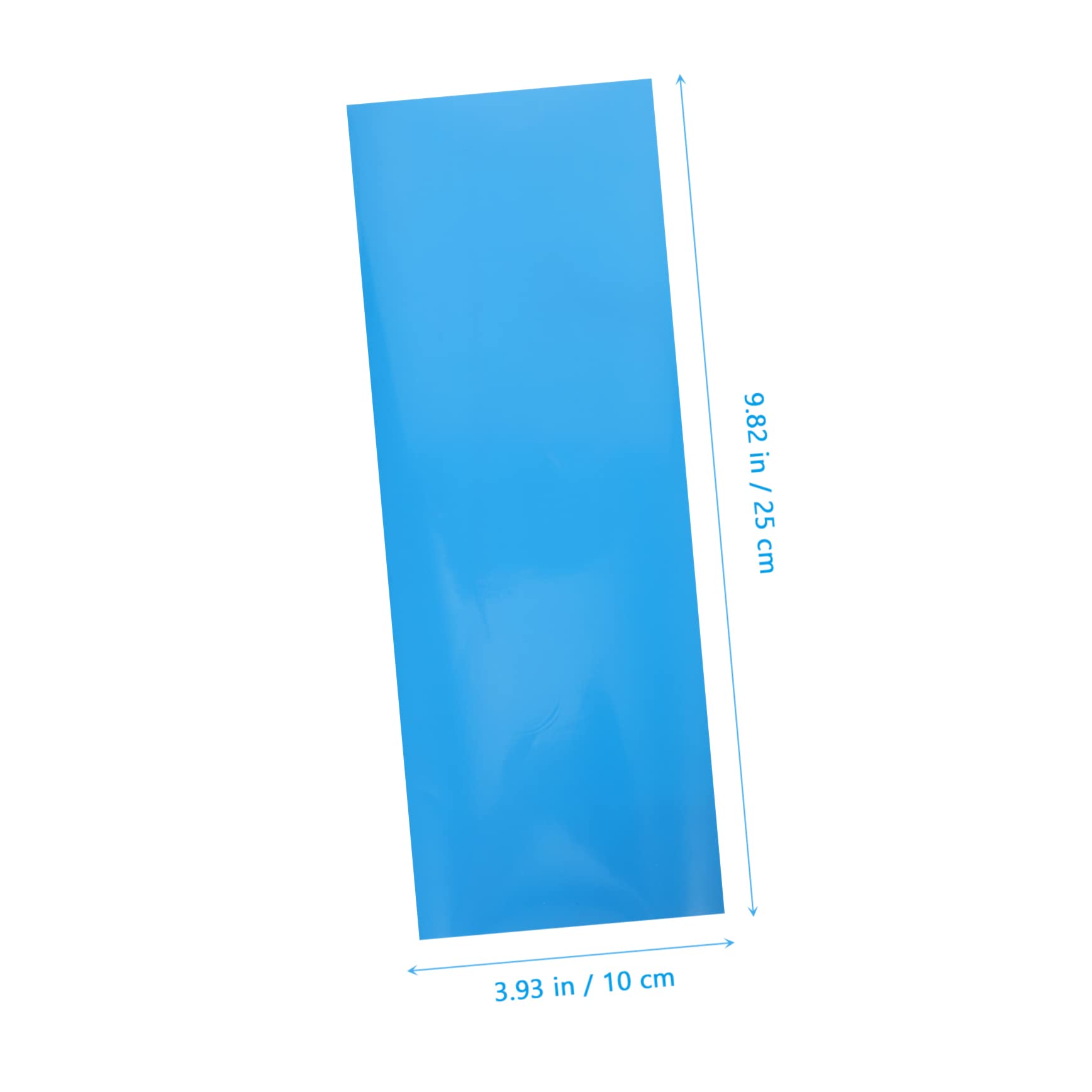 BESPORTBLE PVC-reparaturkleber Quadratisches Schwimmt Flecken Pools Liner Schwingungsdämpfer Narren Witze Scherzen Verdrahtet Leistung Kondensatorhalterung Raupe Blue 20st